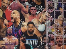 100 Cotton Woven Novelty Fabric WWE Wrestling By The 1/4 Yard 9x56