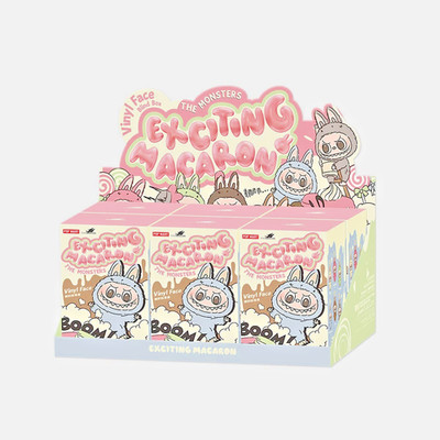   Pop Mart   Labubu   Exciting macaron   Sealed set (6)   Ships from USA  