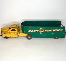 Vintage Buddy L Fast Buddy Freight Pressed Steel Toy Truck Original Patina
