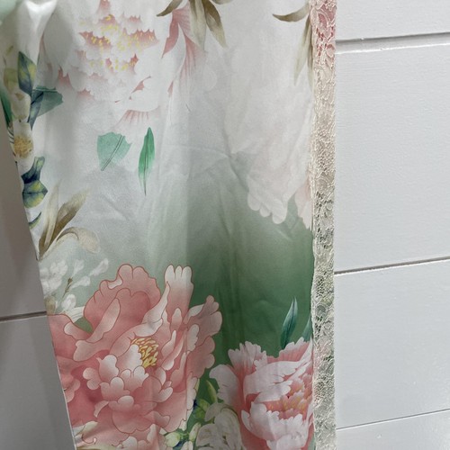 Johnny Was Ruksana leichte Damenhose Seide XS bunt Blumen Spitzenbesatz Lounge neu mit Etikett - Bild 16 von 20