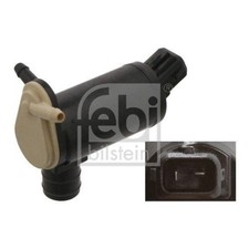 1x Waschwasserpumpe, Scheibenreinigung FEBI BILSTEIN 06084 passend für FORD