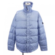 Dior Oblique Down Jacket Men Blue Size 46 Used B Vintage Outerwear