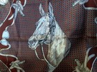 3 Equestrian Scarves▪︎26" Square▪︎100% Polyester▪︎Made in Italy▪︎Horses/Tack  — photo 8