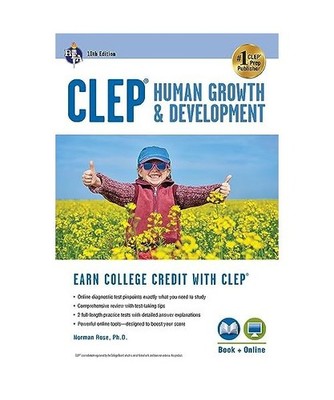 Clep[r] Human Growth & Development, 10th Ed., Book + Online, Rose, Norman