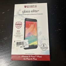 Zagg Invisible Shield Glass Elite for iPhone 8 plus/ 7 Plus/ 6s Plus/ 6 Plus NEW