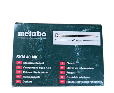 Metabo Nägel Stauchkopfnägel SKN 40 NK  ( 1000 Stück ) Passend zu Kombi 40/50
