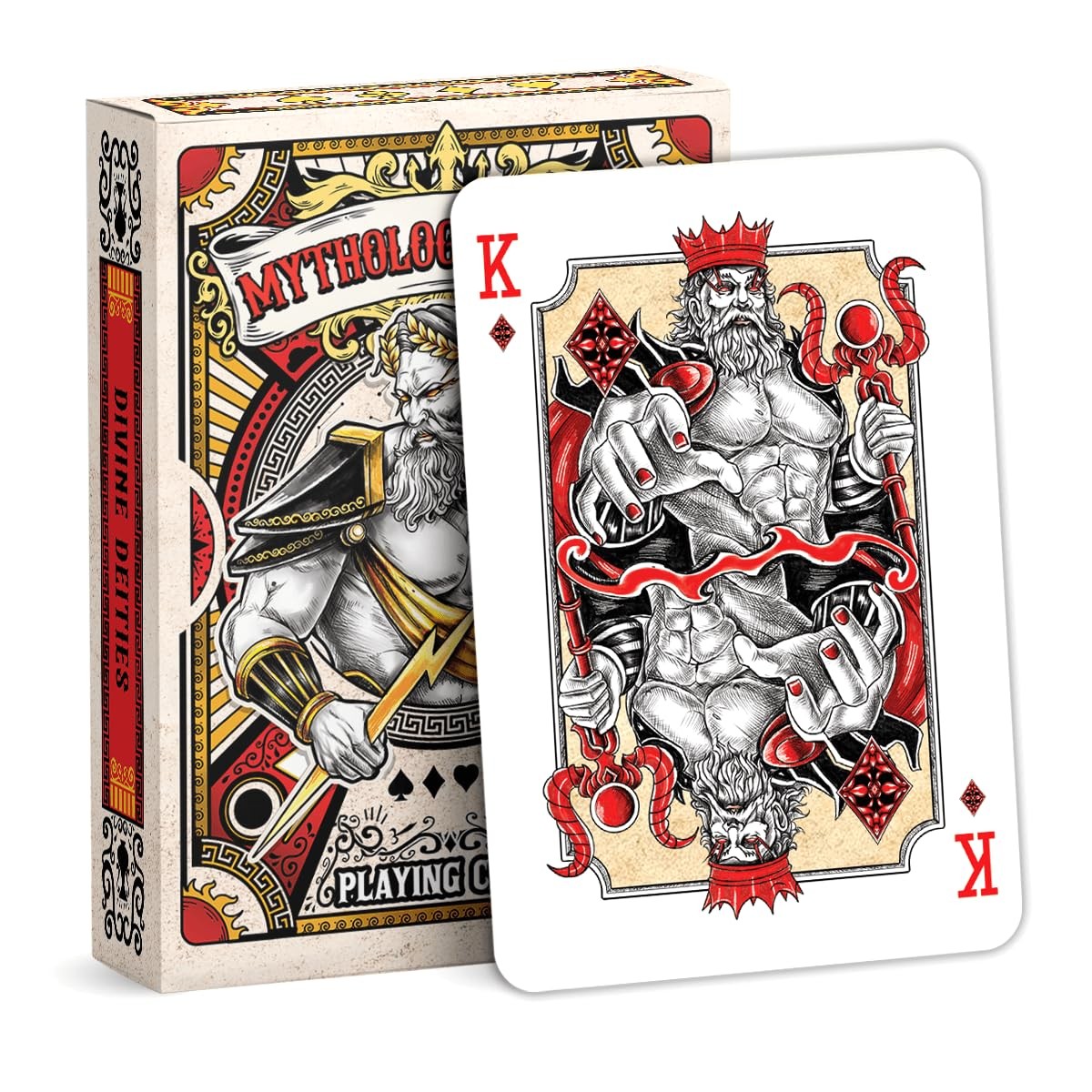Mythology Deities Playing Cards 99FOX Adult Goddess Gods Card Deck