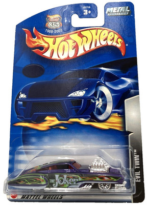 Hot Wheels Batman Evil Twin Joker Purple Green Tampo Highway 35 Vintage 2003