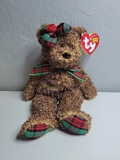 Ty Beanie Babies Original - Happy Holidays - Retired 8.5" Bear Vintage 2004-2005