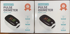 Pack of 2  Fingertip Pulse Oximeter LK89 1 for home 1 for away