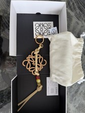 Loewe Anagram Bead Bag Charm - leather large key chain 