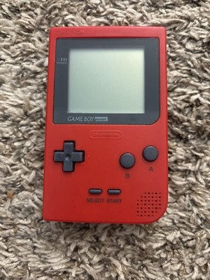 Nintendo Game Boy Pocket - Red - No Battery Lid ￼
