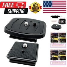 2 Pack 41mm and 43mm Tripod Quick Release Plate Mounting Adapter, 2 Sizes QR ...