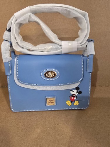 Disney Dooney & and Bourke Mickey Mouse Pinky Umhängetasche Handtasche Blau Neu mit Etikett 2025