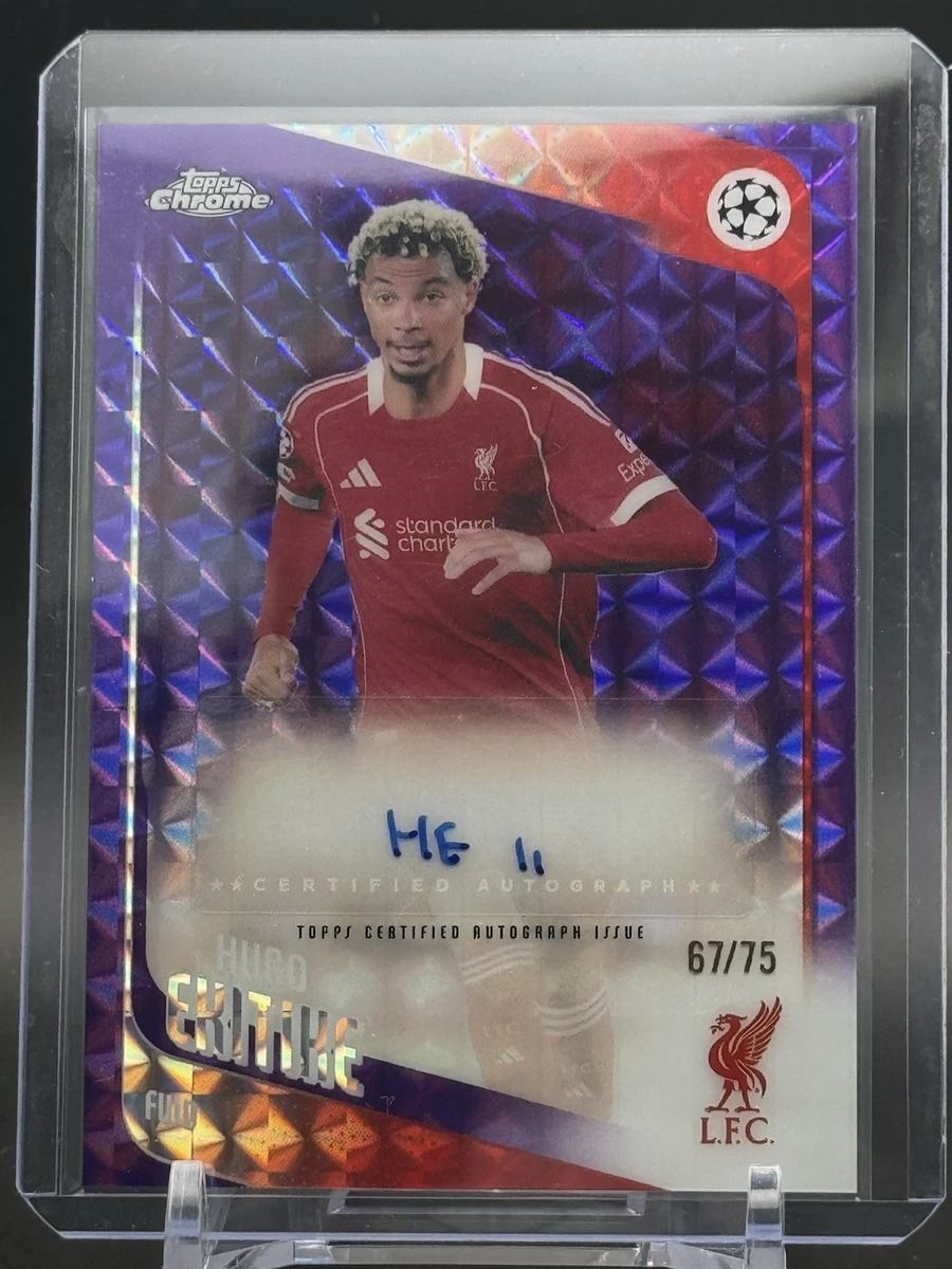 Topps Soccer Liverpool Autographed Sports Trading Cards