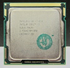 Intel Core i7-870 2.93GHz Quad Core 8MB LGA1156 CPU Processor SLBJG