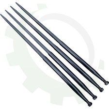 4x Frontladerzinken 1100mm Ballenzinken Zinken f&uuml;r Frontlader 110cm  M 22X1,5