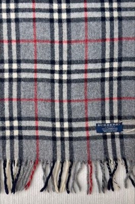 Burberry Unisex Cashmere Scarf Classic Check Pre-Loved