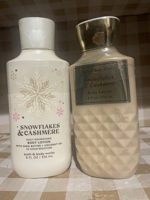 New Bath & Body Works Snowflakes & Cashmere Ultra Shea Body Lotion X 2