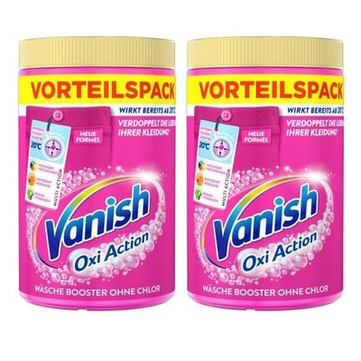 Vanish Oxi Action Wäsche Booster Pulver 2 x 1,65kg