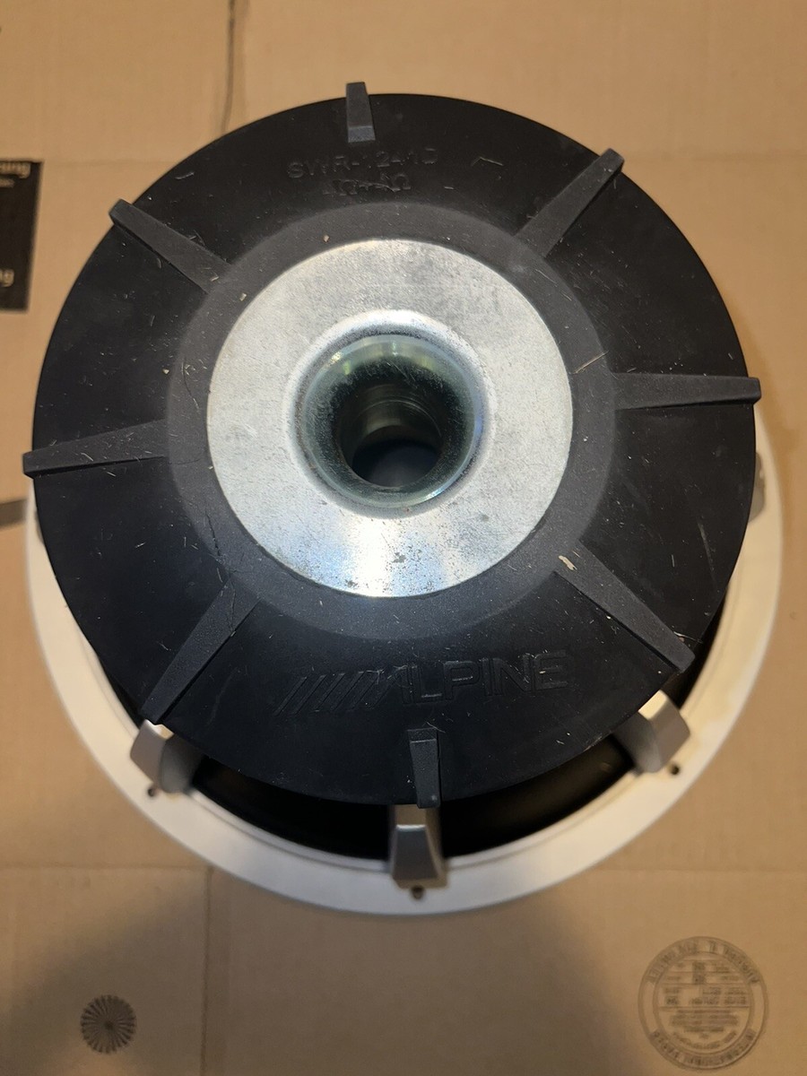 Alpine Type R SWR-1241D Dual 4ohm Sub For Parts Or Repair | eBay