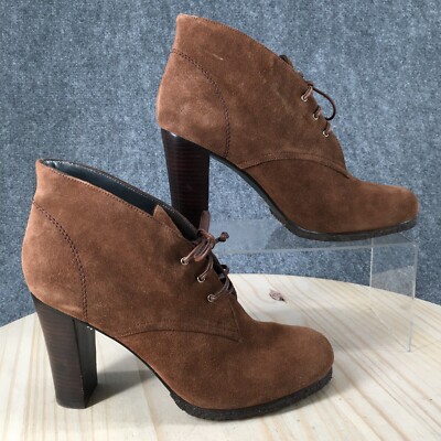 Kenneth Cole Brown Suede Lace-Up Boots Unlisted by Kenneth Cole Buzzer Boot UMH8008N1 Mens Brown  main image 4