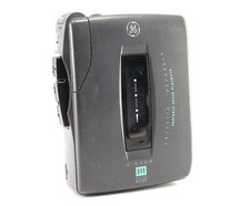 GE 3-5365 AVR Cassette Portable Voice Recorder BAD Tape Cover