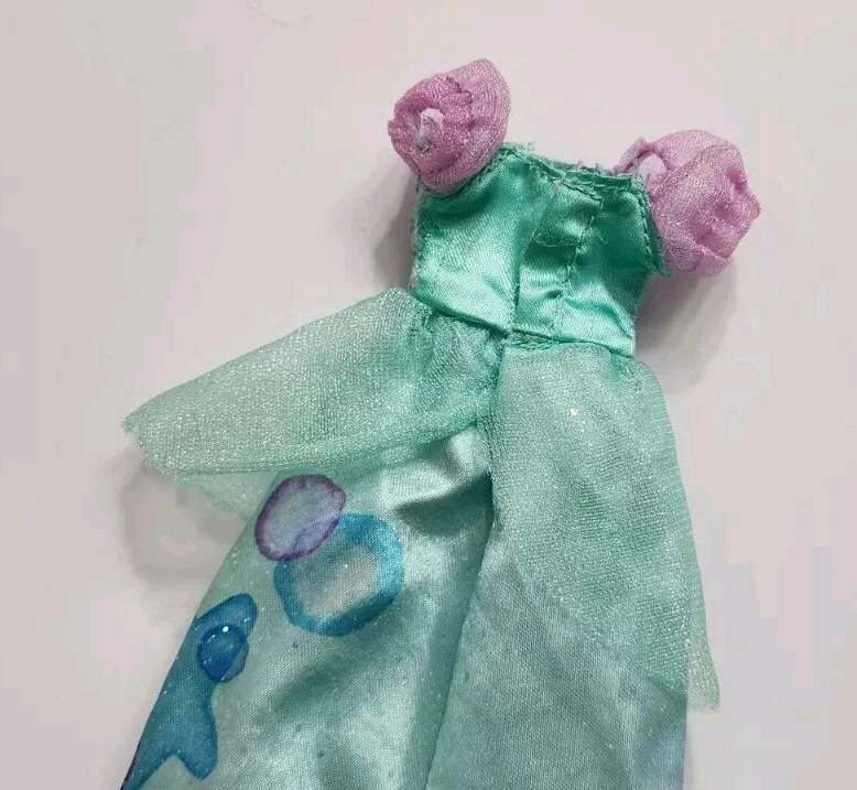 ROPA MUÑECA HASBRO DISNEY LA SIRENITA ARIEL VERDE BRILLANTE PÚRPURA Foto 4 de 4