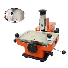 Semi-automatic Sheet Embossing Machine Marking Machine with 4mm Word Wheel New