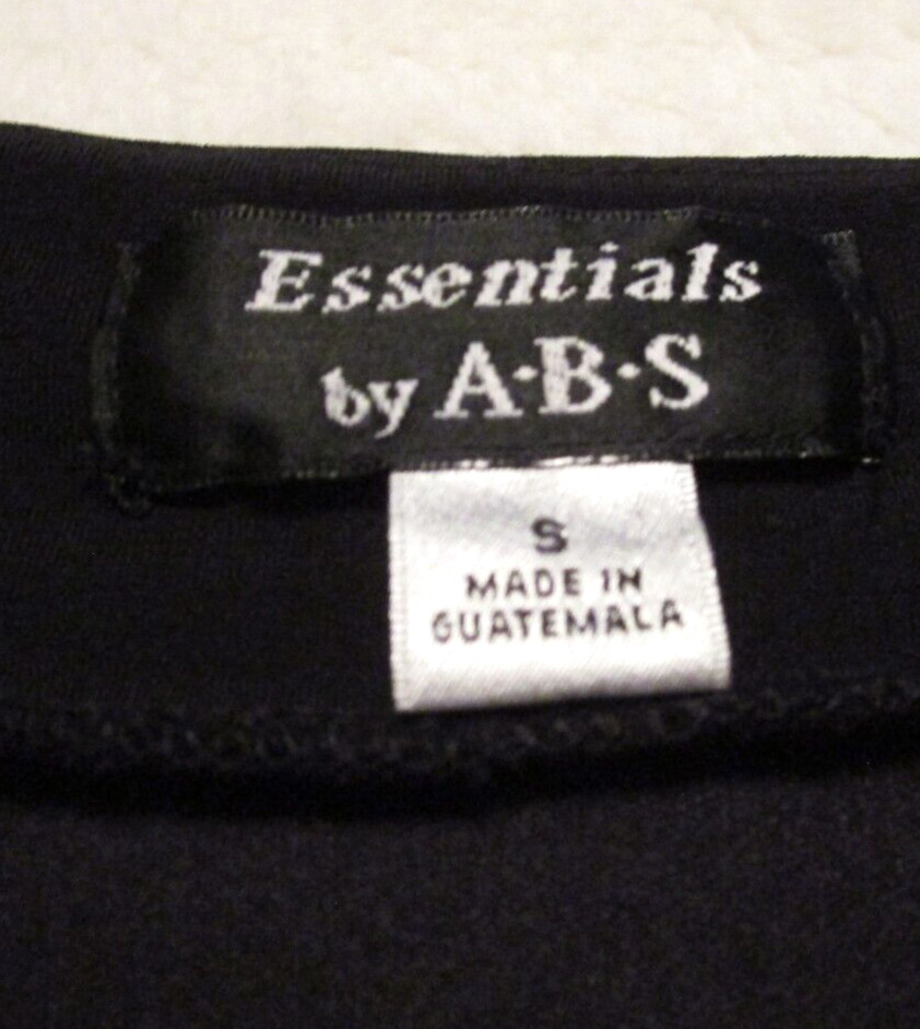 Essentials by ABS Solid Black Sleeveless Knee Len… - image 6