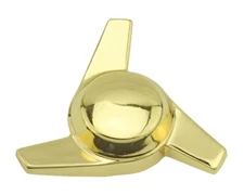 F&R ORIGINAL LOWRIDER 24T TRIPLE LEFT KNOCKOFF 3/8 AXLE 820 GOLD REAR COASTER