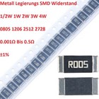 0805 1206 2512 2728 Metall Legierungs SMD Widerstand/Widerstände/Resistors ±1%