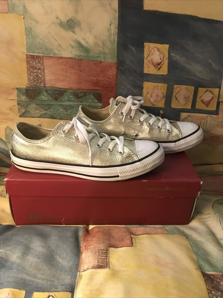 Size 7 - Converse Chuck Taylor All Star Ox Light Gold for sale