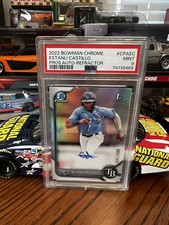 ESTANLI CASTILLO 2022 Bowman Chrome CPAEC RC Auto Refractor /499 PSA 9⚾️🏆