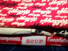 NAME BRAND food drink CAMPBELL Kellogs Cotton FABRIC U-Pick SEE INFO 1/2 yd BTHY