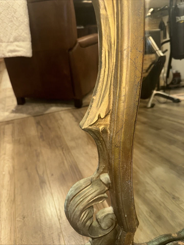 Vintage Rococo Gilt Grand Mirror - Image 4 of 4