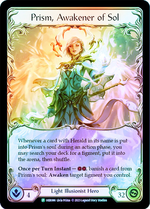 FAB COLD FOIL Prism, Awakener of Sol (National Champs FAB COLD FOIL Prism, Awakener of Sol (National Champs