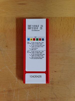 10St. SANDVIK Wendeschneidplatten VBMT 110208-UF 235  Neu, original verpackt