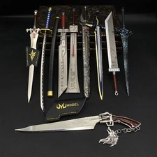 FF Game Weapon Metal FFN Cosplay Weapon Model Mini Sword Game Collection