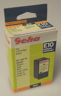 (PRL) GEHA E10 CARTRIDGE COMPATIBLE FOR EPSON STYLUS PHOTO 200 820 CARTRIDGE 