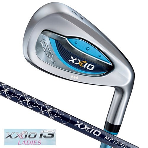 Ladies Dunlop XXIO 13 2024 Iron set 7-9, pw, sw 5pc A-Flex Blue