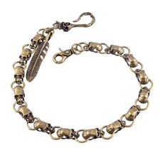 Skull Wallet Chain Jeans Pants Chain Biker Rock Punk Gothic Heavy Key Chain 57cm