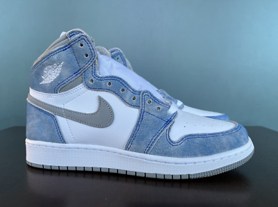 Nike Air Jordan 1 Retro High OG GS Hyper Royal Size 7Y/Women 