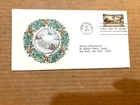 1976 Postmasters of America First Day Cover Issue #20 Sterling Silver coin