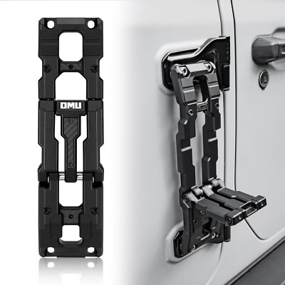 Door Hinge Foot Rest Pedal Peg Step Ladder For Jeep Wrangler JK/JL 2007-2024
