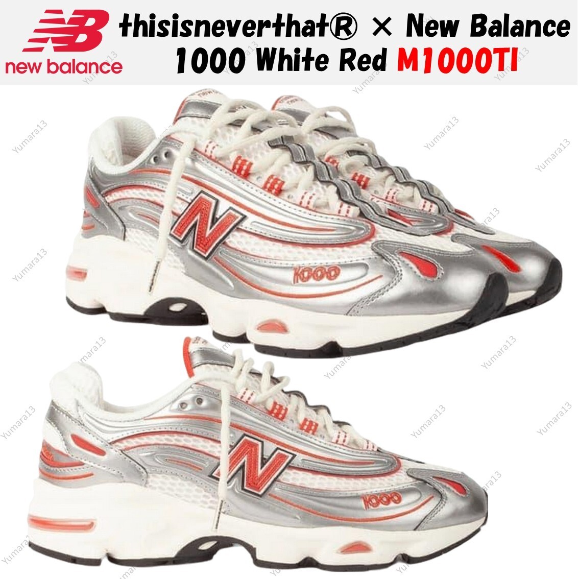 スニーカー [thisisneverthat X New balance] M1000TI /23.5,25,29SIZE/RED M1000TI – thisisneverthat® JP