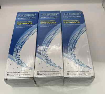 ICEPURE Refrigerator Water Filter RWF1200A Pack of 3