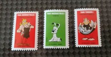 Lot 3 timbres neuf non oblitère France 2019 astérix tous irréductibles idefix