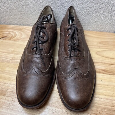 The Frye Company John Frye JAMES Wingtip Brown Leather Lace  display picture 1