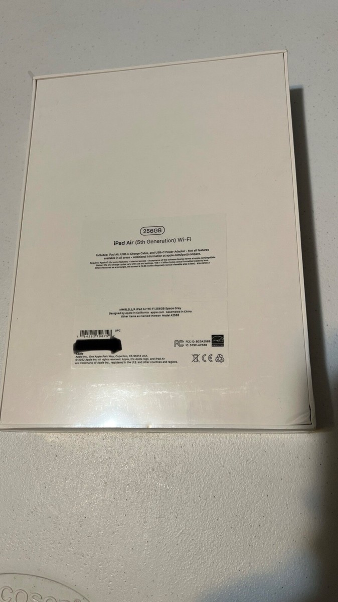 Apple iPad Air (5th Generation) A2588 256 GB, Wi-Fi, 10.9 in